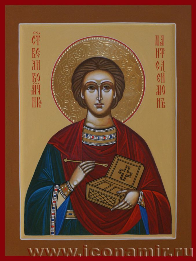Икона Святой Пантелеимон целитель фото, купить, описание