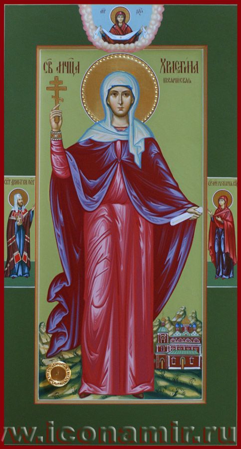 Икона Святая Христина Кесарийская фото, купить, описание