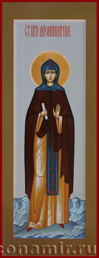 Икона Святая Апполинария, преподобная фото, купить, описание