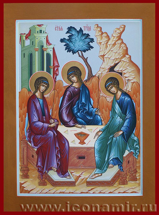 Икона Троица фото, купить, описание