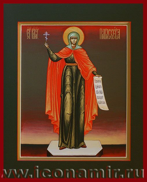 Икона Святая Параскева Пятница фото, купить, описание