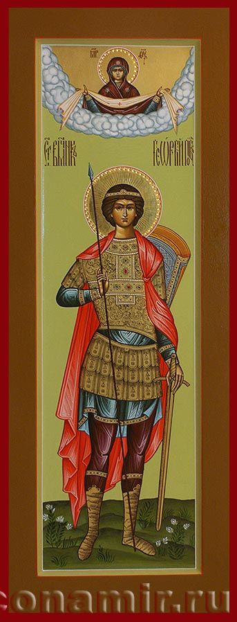 Икона Святой Георгий Победоносец фото, купить, описание
