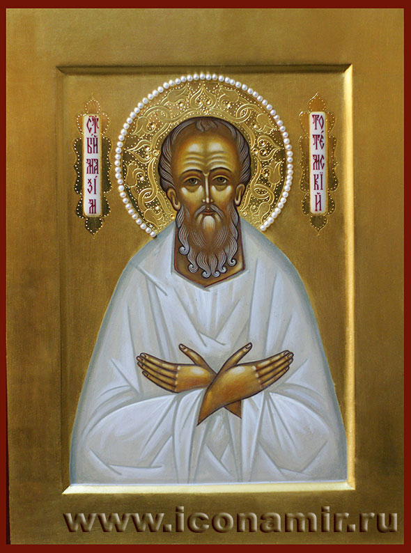 Икона Святой Максим Тотемский, блаженный фото, купить, описание