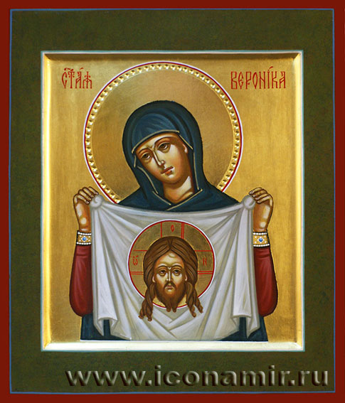 Икона Святая Вероника Праведная фото, купить, описание
