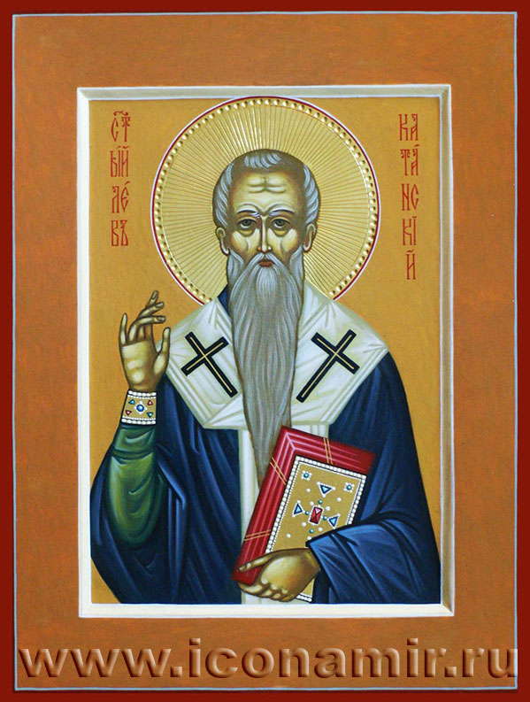 Икона Святой Лев Катанский фото, купить, описание