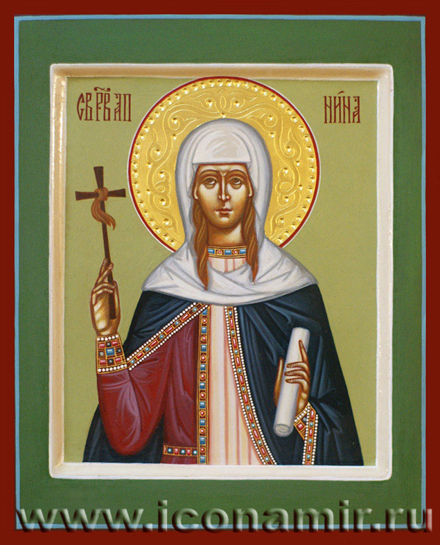 Икона Св. равноапостольная Нина фото, купить, описание