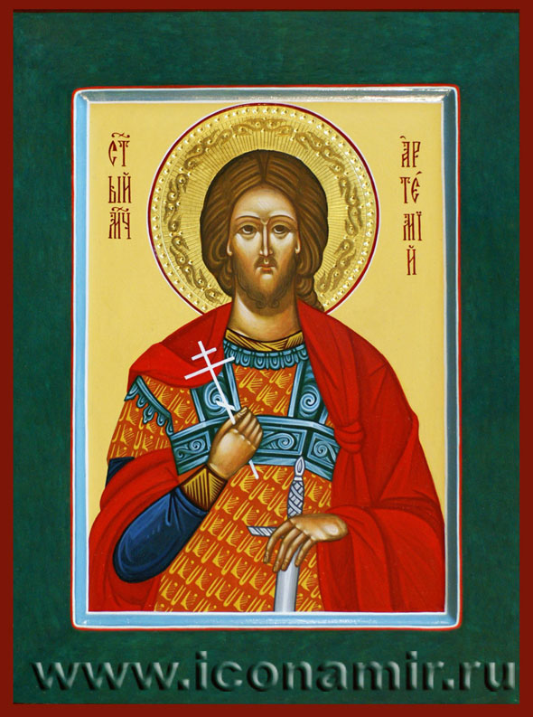 Икона Св. Артемий Антиохийский фото, купить, описание