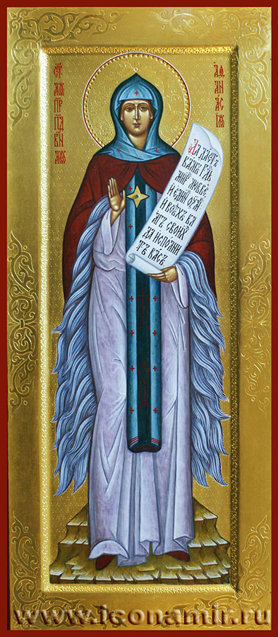 Икона Святая Афанасия Эгинская фото, купить, описание