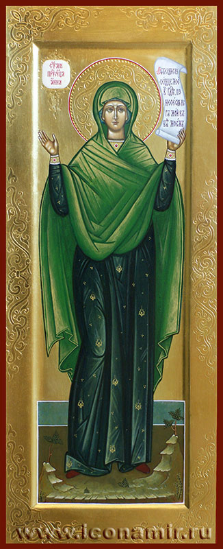 Икона Святая Анна пророчица фото, купить, описание