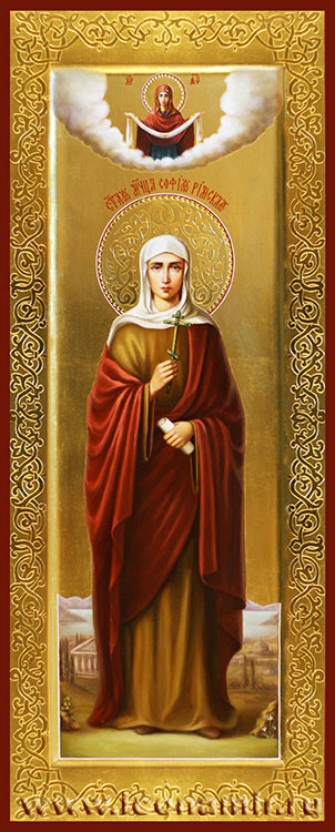 Икона Святая София Римская фото, купить, описание