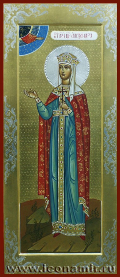 Икона Святая Страстотерпица царица Александра (Романова) фото, купить, описание