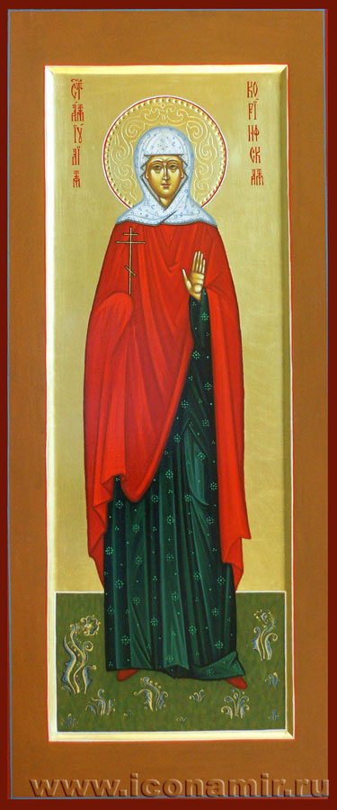 Икона Святая Иулия Коринфская фото, купить, описание