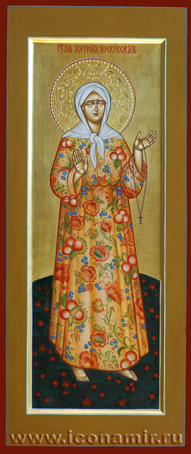 Икона Св. Матрона Московская фото, купить, описание