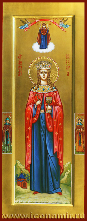 Икона Св. Варвара Илиопольская фото, купить, описание