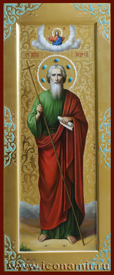Икона Святой Андрей Первозванный, апостол фото, купить, описание