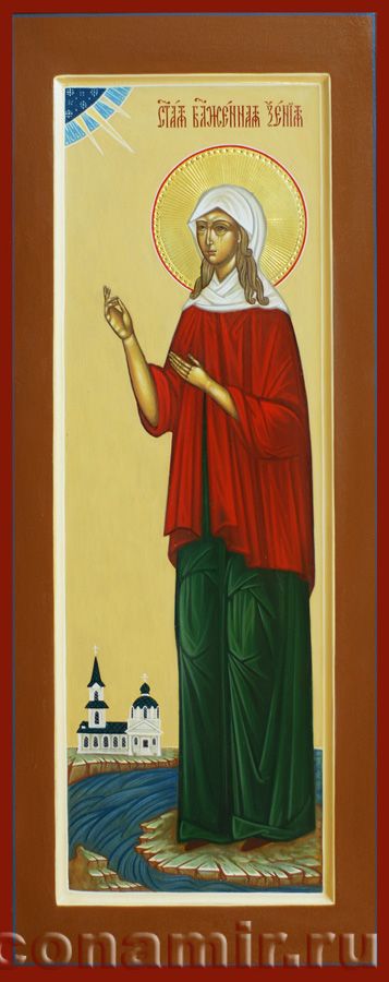Икона Святая преподобная Ксения Петербуржская фото, купить, описание