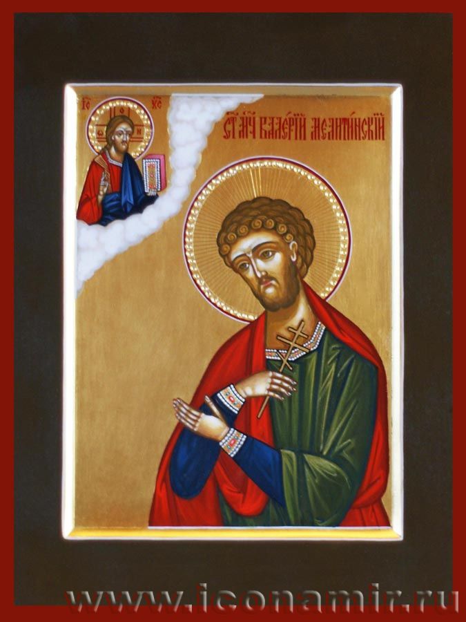 Икона Святой Валерий Мелитинский , мученик фото, купить, описание