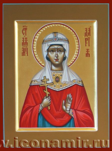 Икона Святая Дарья Римская, мученица фото, купить, описание