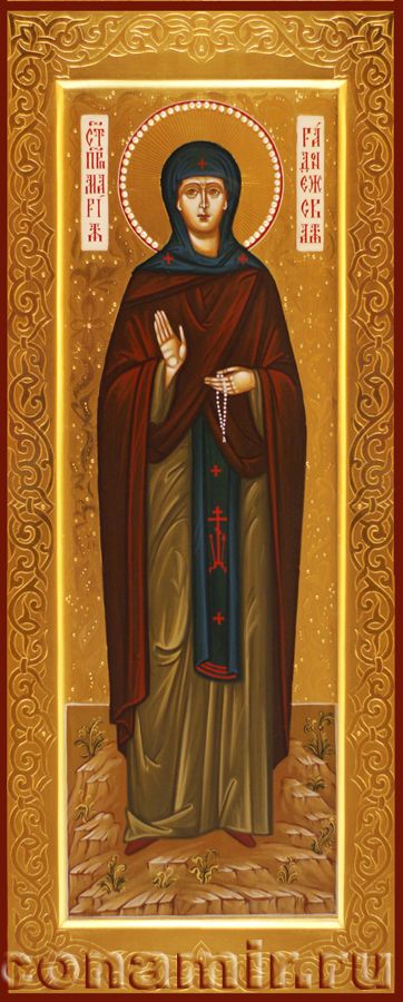 Икона Святая преподобная Мария Радонежская фото, купить, описание
