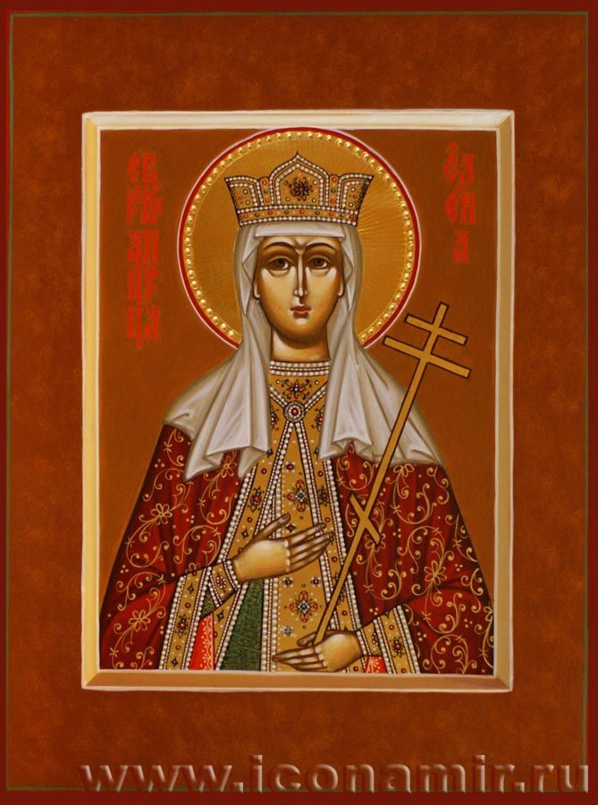Икона Святая Елена Константинопольская, равноапостольная царица фото, купить, описание