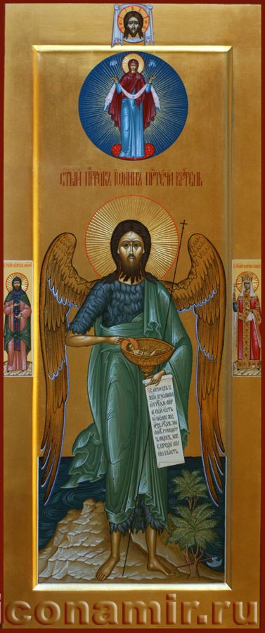 Икона Святой Иоанн предтеча, ангел пустыни фото, купить, описание