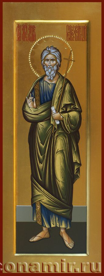 Икона Святой Андрей Первозванный, апостол фото, купить, описание