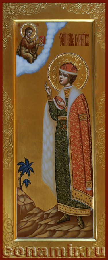 Икона Святой князь Глеб, страстотерпец фото, купить, описание