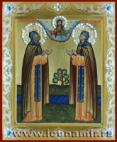 Господь Вседержитель, Святые Пётр и Февронья Муромские