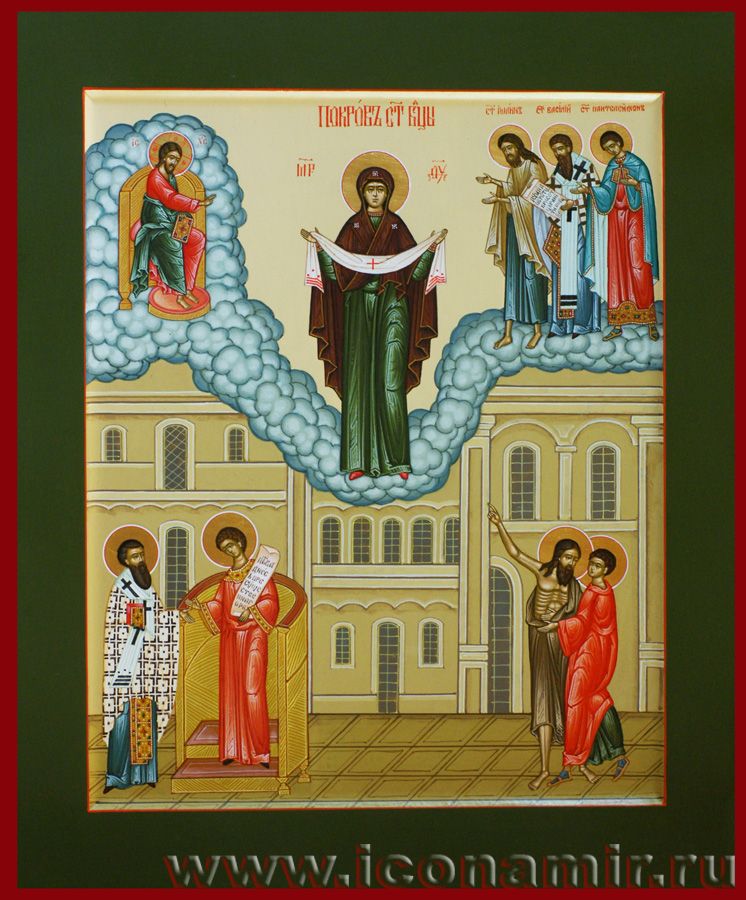 Икона Покров Пресвятой Богородицы фото, купить, описание