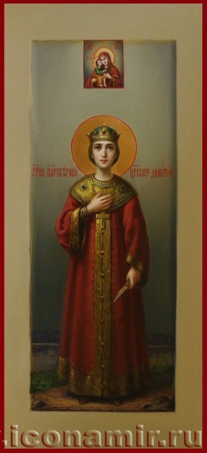 Икона Святой Димитрий Угличский, царевич фото, купить, описание