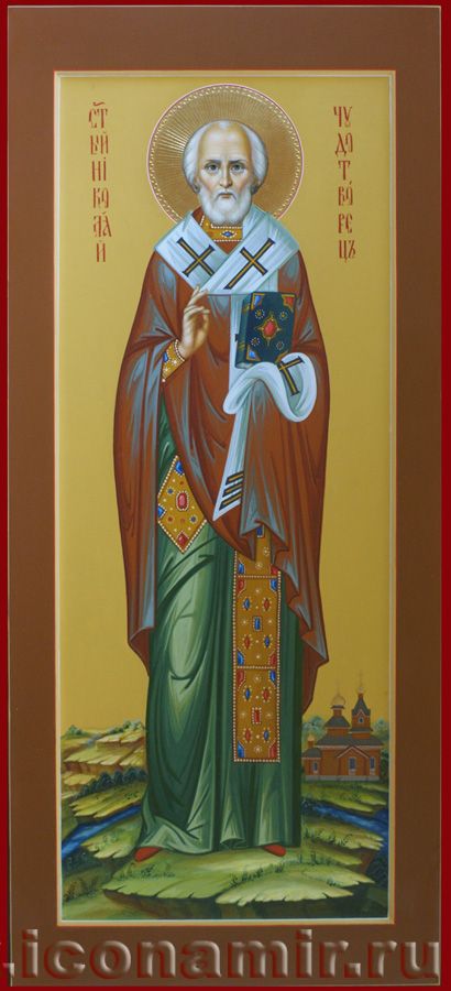 Икона Святой Николай Чудотвррец фото, купить, описание