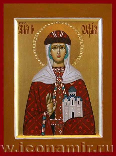 Икона Святая София Суздальская фото, купить, описание