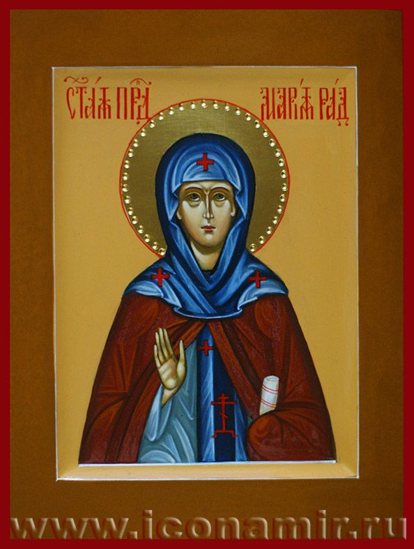 Икона Святая Мария Радонежская, преподобная фото, купить, описание