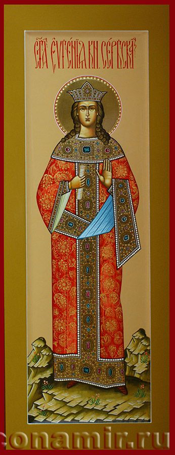 Икона Святая Евгения, княгиня Сербская фото, купить, описание