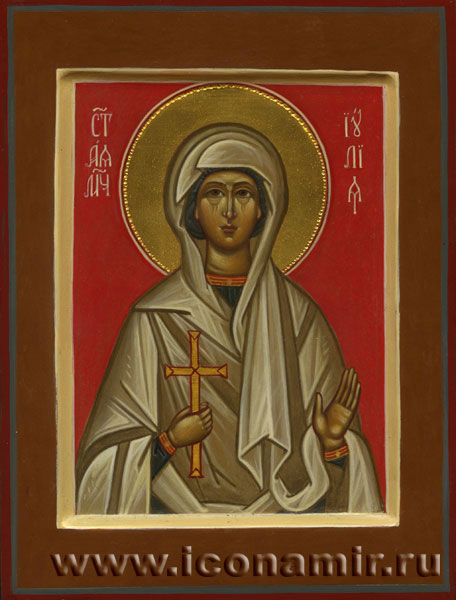 Икона Cвятая мученица Иулия Анкирская фото, купить, описание