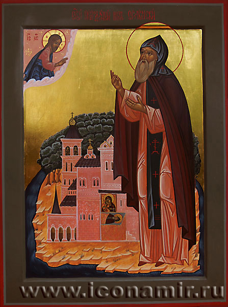 Икона Святой преподобный Нил Столобенский фото, купить, описание