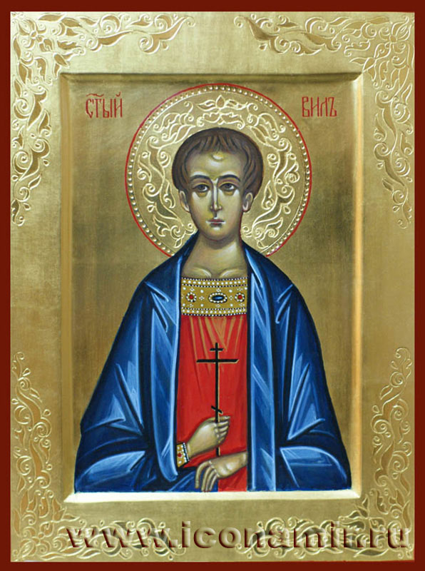 Икона Святой мученик Вил фото, купить, описание