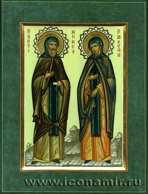 Икона Святые Пётр и Февронья Муромские фото, купить, описание