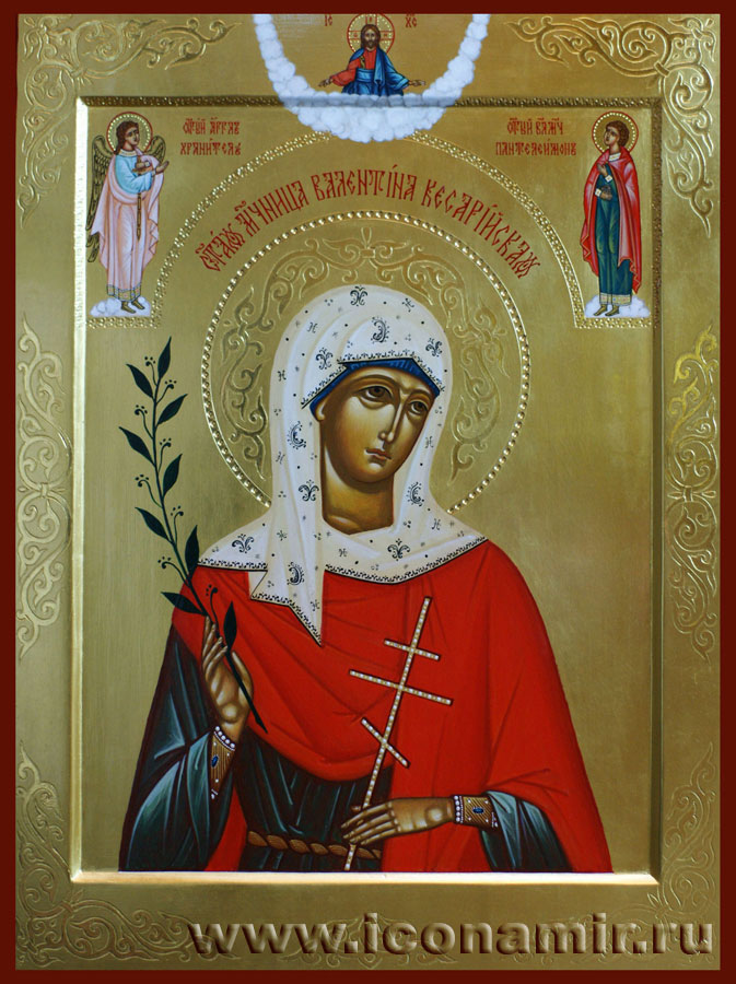 Икона Святая Валентина Кессарийская, мч фото, купить, описание