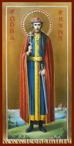 Икона Святой Игорь Черниговский фото, купить, описание
