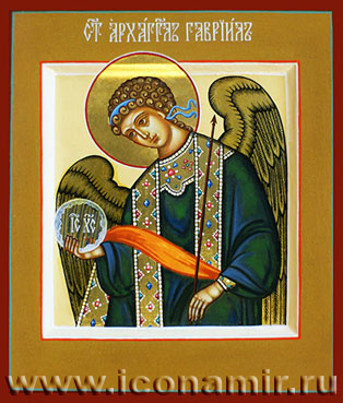 Икона Святой Архангел Гавриил фото, купить, описание
