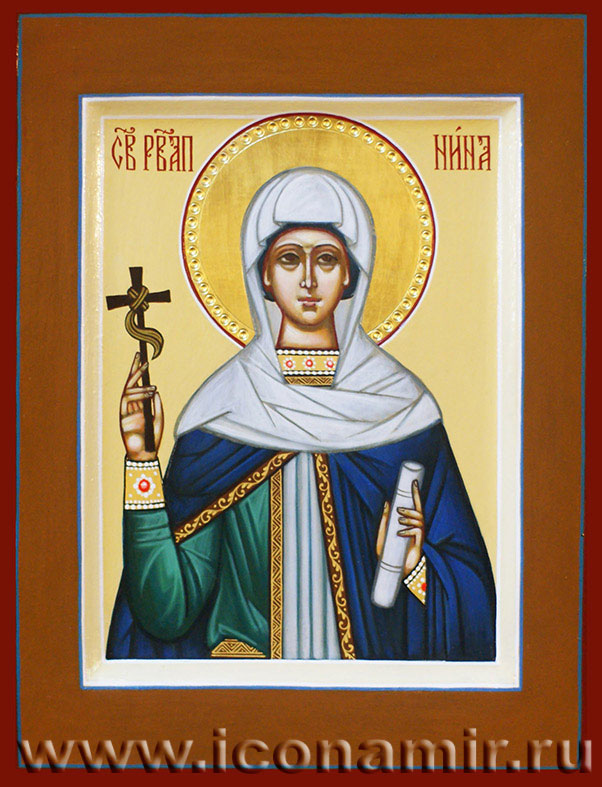 Икона Св. равноапостольная Нина фото, купить, описание
