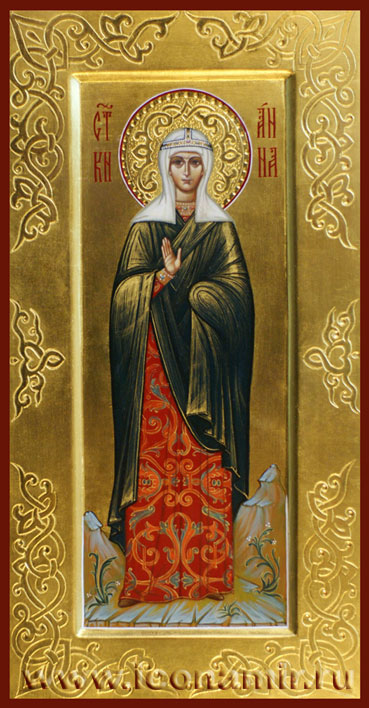 Икона Св. Анна Новгородская, княжна фото, купить, описание
