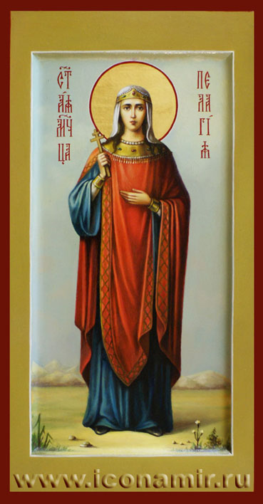 Икона Ст. Пелагия Антиохийская фото, купить, описание