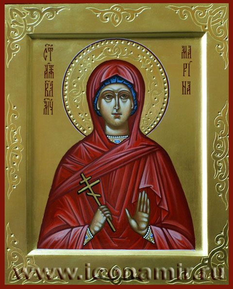 Икона Св. Марина Антиохийская, вмч фото, купить, описание