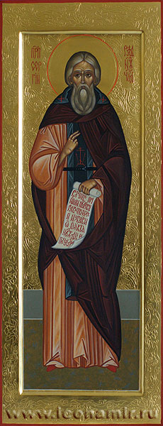 Икона Икона Святой Сергий Радонежский фото, купить, описание