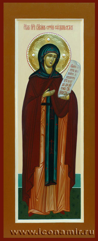 Икона Святая София Суздальская фото, купить, описание