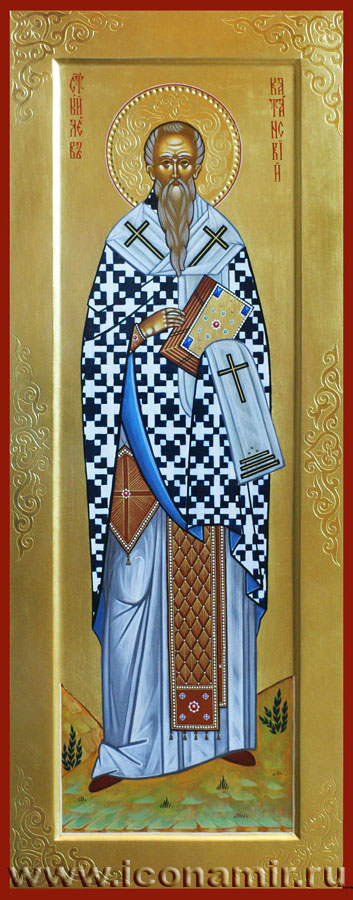Икона Святой Лев Катанский фото, купить, описание
