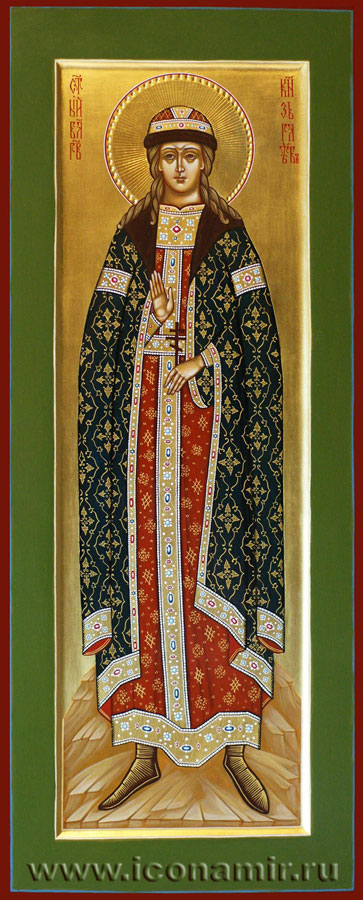 Икона Святой благоверный князь Глеб фото, купить, описание