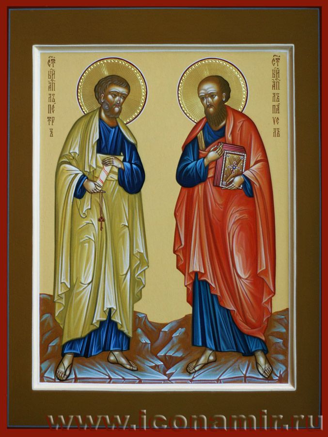Икона Святые апостолы Петр и Павел фото, купить, описание